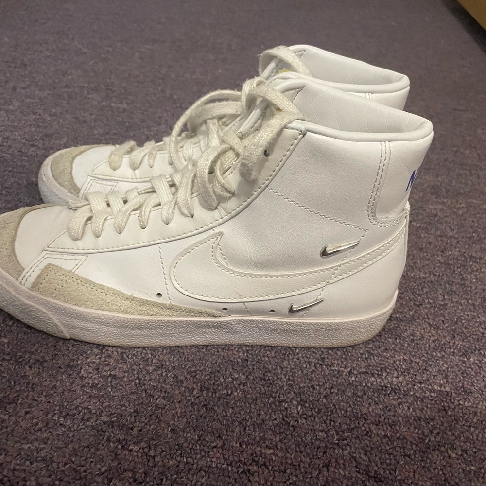 Nike White High-Top Sneakers